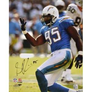  Shaun Phillips San Diego Chargers Autographed 16x20 