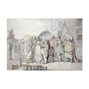 Sale Of English Beauties by Thomas Rowlandson. size 26 