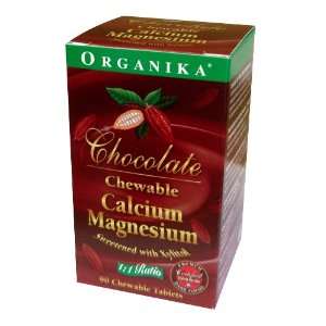  Organika Chewable Chocolate Calcium Magnesium Health 