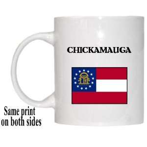  US State Flag   CHICKAMAUGA, Georgia (GA) Mug Everything 