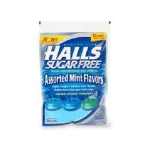 Halls Cough Drops Sugar Free Assorted Mint 12x25 Health 