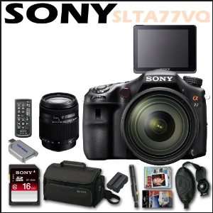   50MM Lens + 18 250MM Zoom Lens + Sony 16 GB Memory Card + Sony Camera