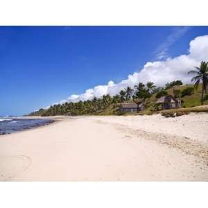  White Sandy Beach on Ile Sainte Marie, Madagascar, Indian 