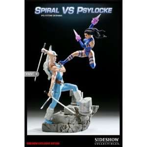   Spiral vs. Psylocke Polystone Diorama   Limited to 350 Toys & Games
