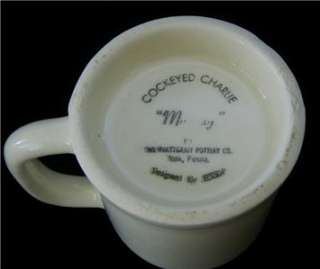 Pfaltzgraff Cockeyed Charlie Vintage Porcelain Mug  