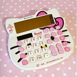 com Hello Kitty Electronic Solar Medium Desktop Calculator with Hello 