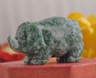 Jasper Carve Gemstone Pig Crystal Figurine  