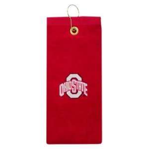 Ohio State Buckeyes 16 x 25 Trifold Embroidered Golf Towel   Golf