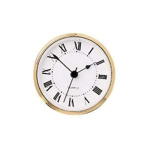  3 Clock Face   Ivory Face with Black Arabic Numerals 