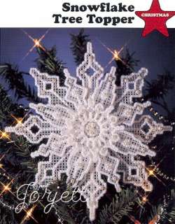 Snowflake Tree Topper & Snowflake Basket pc patterns  