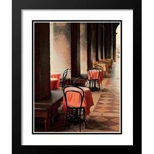  John Scanlan Framed and Double Matted Art 33x41 Cafe 