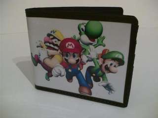 Super Mario Brothers Bros Bi fold Wallet Coin bag Purse  