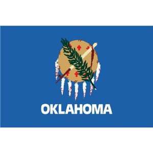 Oklahoma 3x 5 Solar Max Nylon State Flag