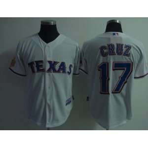 2012 Texas Rangers 17 Nelson Cruz MLB Authentic Grey Jerseys