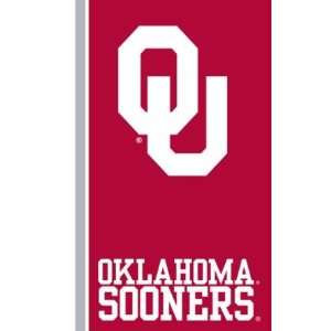    Oklahoma Sooners Ultra Soft Blanket 84in x 54in
