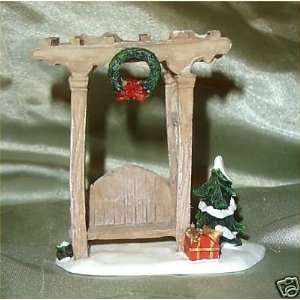  Holiday Time Bench/Village Accessory/Christmas Village 