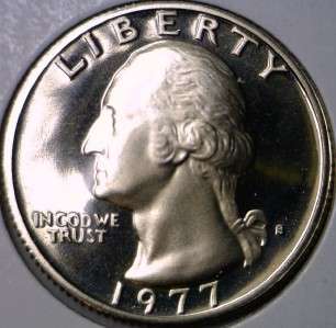 1977 S PROOF George Washington Quarter Dollar DCAM  