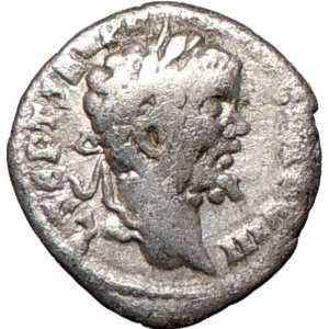 SEPTIMIUS SEVERUS 193AD Emesa mint Ancient Silver Roman Coin Victory 