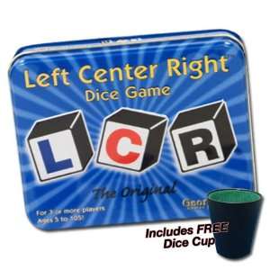   Right Dice Game in Tin   The original Plus FREE Dice Cup Toys & Games