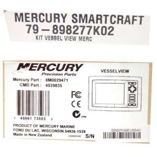MERCURY 79 898277K02 SMARTCRAFT BOAT VESSEL VIEW KIT  
