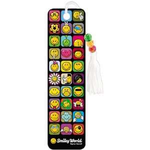  Smiley World Grid   Collectors Beaded Bookmark