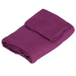  Snuggie Soft Fleece Blanket w/ Sleeves Pockets   Burgundy 