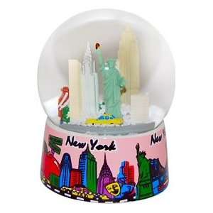     65MM I Love New York Pink, New York Snow Globes