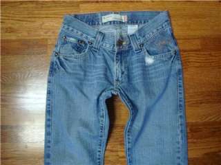 Womens Juniors 504 Slouch jeans size 5 cute stitching  