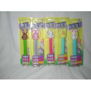 Pez Spring Easter Theme Candy Dispenser with 3 Candy Packs  