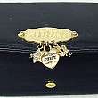 JUICY COUTOUR Black Leather WALLET Card Organizer  