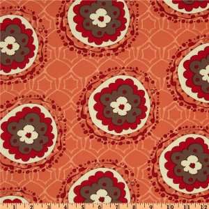  44 Wide Lilliput Fields Snazzy Peach Fabric By The Yard 
