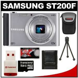  Samsung ST200F Smart Wi Fi Digital Camera (Silver) with 