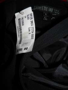 NWT LAFAYETTE 148 BLACK SLEEVELESS DRESS SZ. 4  