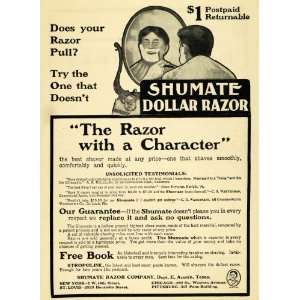  1902 Ad Shumate Razor Co Shaving Products Austin Texas Men 