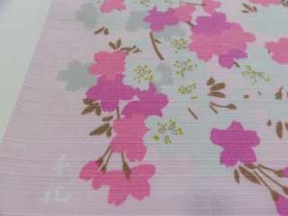 Chiyo Uno Garden of Sakura Furoshiki (Japanese Wrapping Cloth 