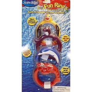  Swim Ways Deluxe Fun Rings Toys & Games