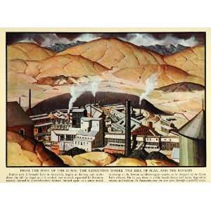  1936 Anaconda Smelter Stack Slag Montana Paul Sample 
