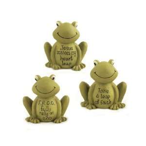   Faith Frog Set of Three Frogs Suzi Skoglund 121 85195