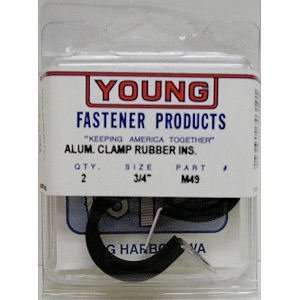  Aluminum Clamp with Rubber Ins