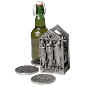  Classic gothic Medieval Warriors Coaster for drinks Beer 