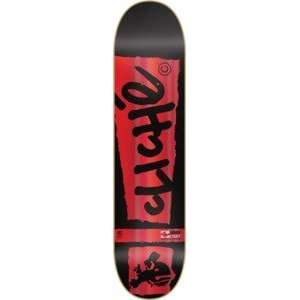  Cliche Mark Red Skateboard Deck   8