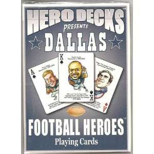  Dallas Cowboys NFL Football Hero Decks Playing Card Set 