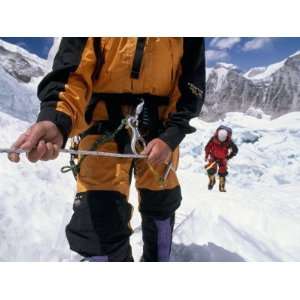 Climbing the Khumbu Ice Fall of Mount Everest Photographic 