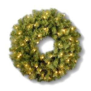  24 Pre Lit Clear Fir Wreath