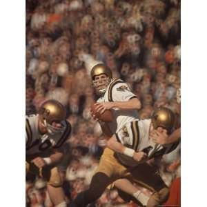  Navy QB Roger Staubach in Action Against University of 