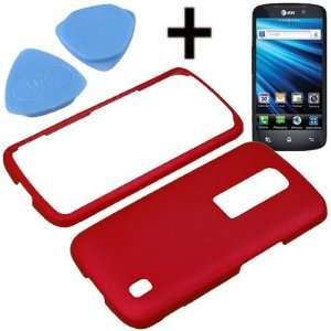   Case for AT&T LG Nitro HD P930 + Tool Red Cell Phones & Accessories