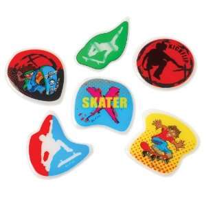  Skater Puffy Stickers 
