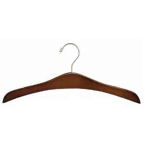  Only Hangers Decorative Walnut Top Clothes Hangers   QTY 