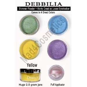  Debbilia 2.5 Grams of Loose Shimmer Powder Yellow Beauty