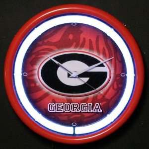  Georgia Bulldogs Plasma Wall Clock